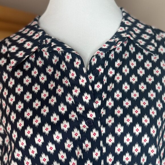 Michael Kors Tie-in-Front Poplin Summer Sleeveless Shirt Dress, Size 14 - Picture 4 of 11